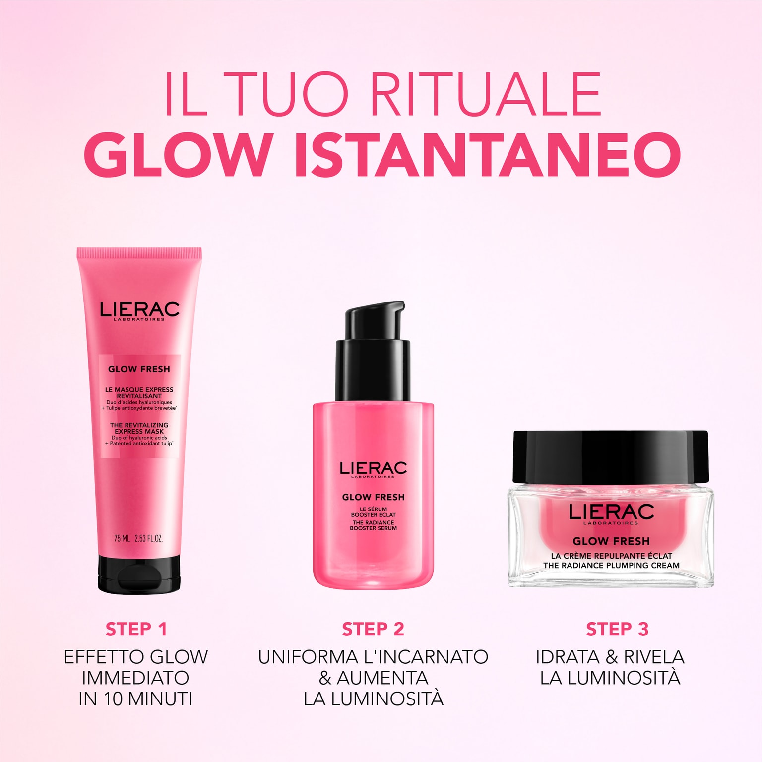 Glow Fresh La Crema Rimpolpante Luminosità Ricarica