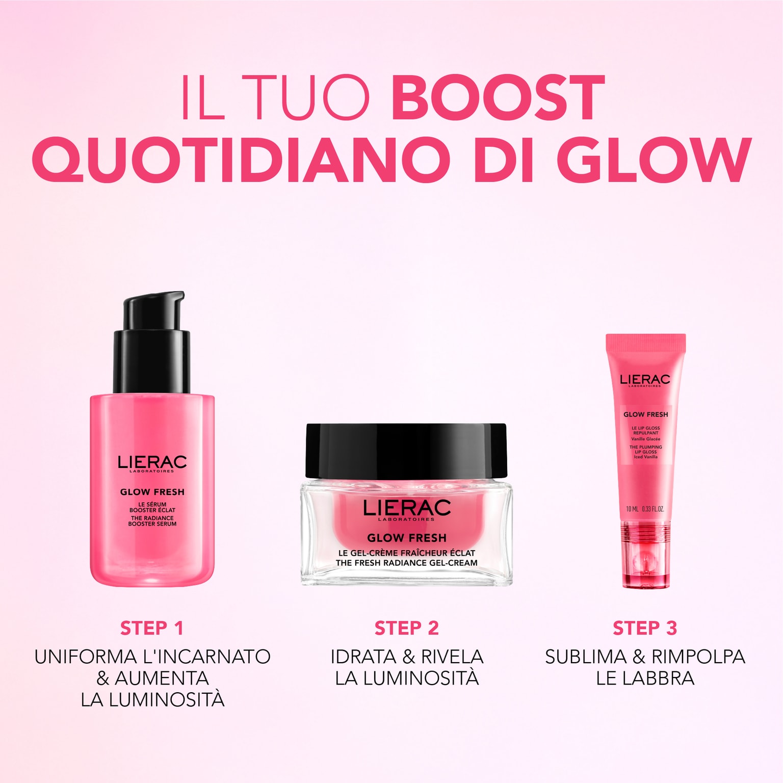 Glow Fresh Il Gel-crema Freschezza e Luminosità Ricarica